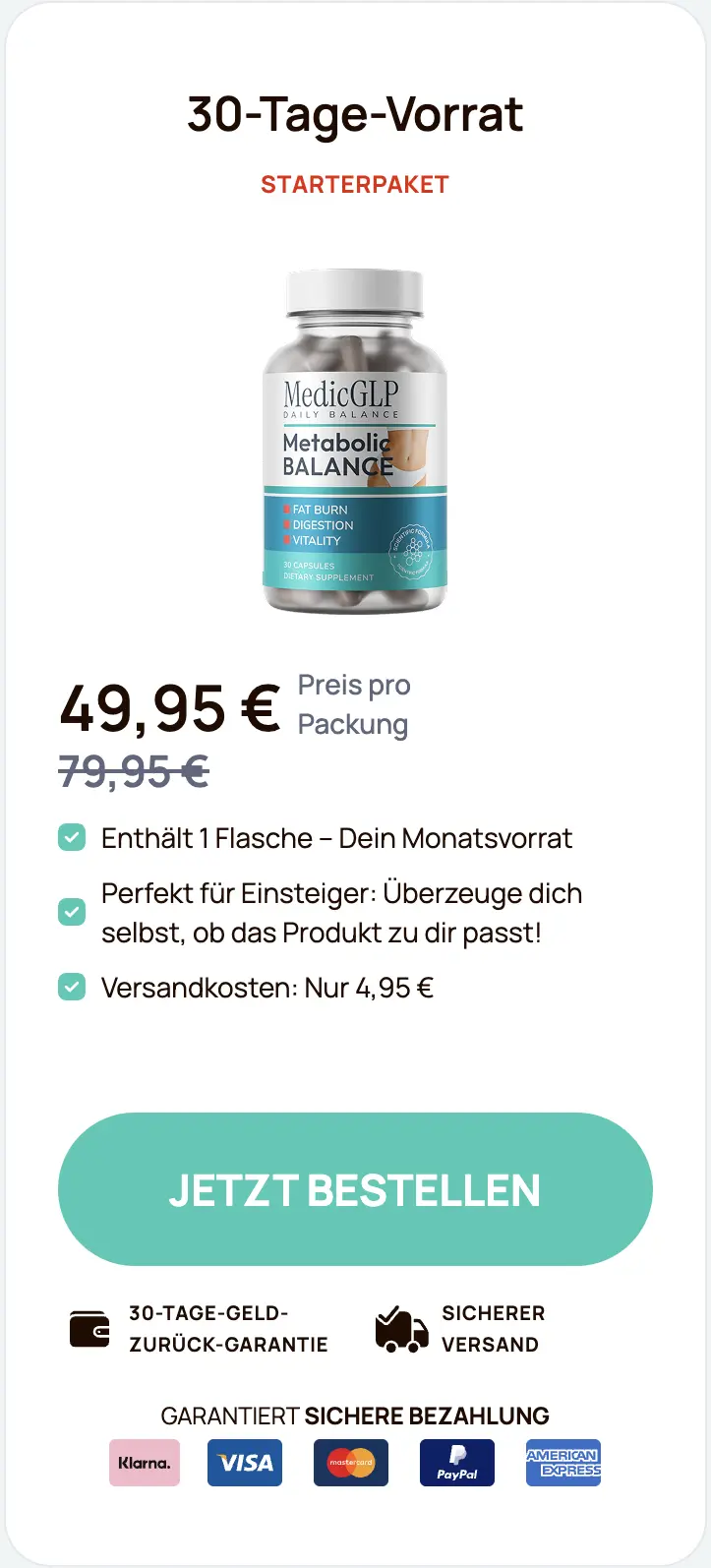 MedicGLP Starterpaket